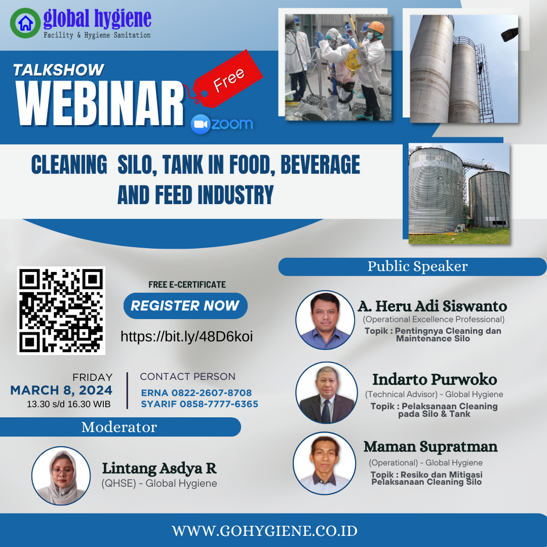 Webinar Cleaning Silo, Tank, In Food, Beverage And Feed Industry